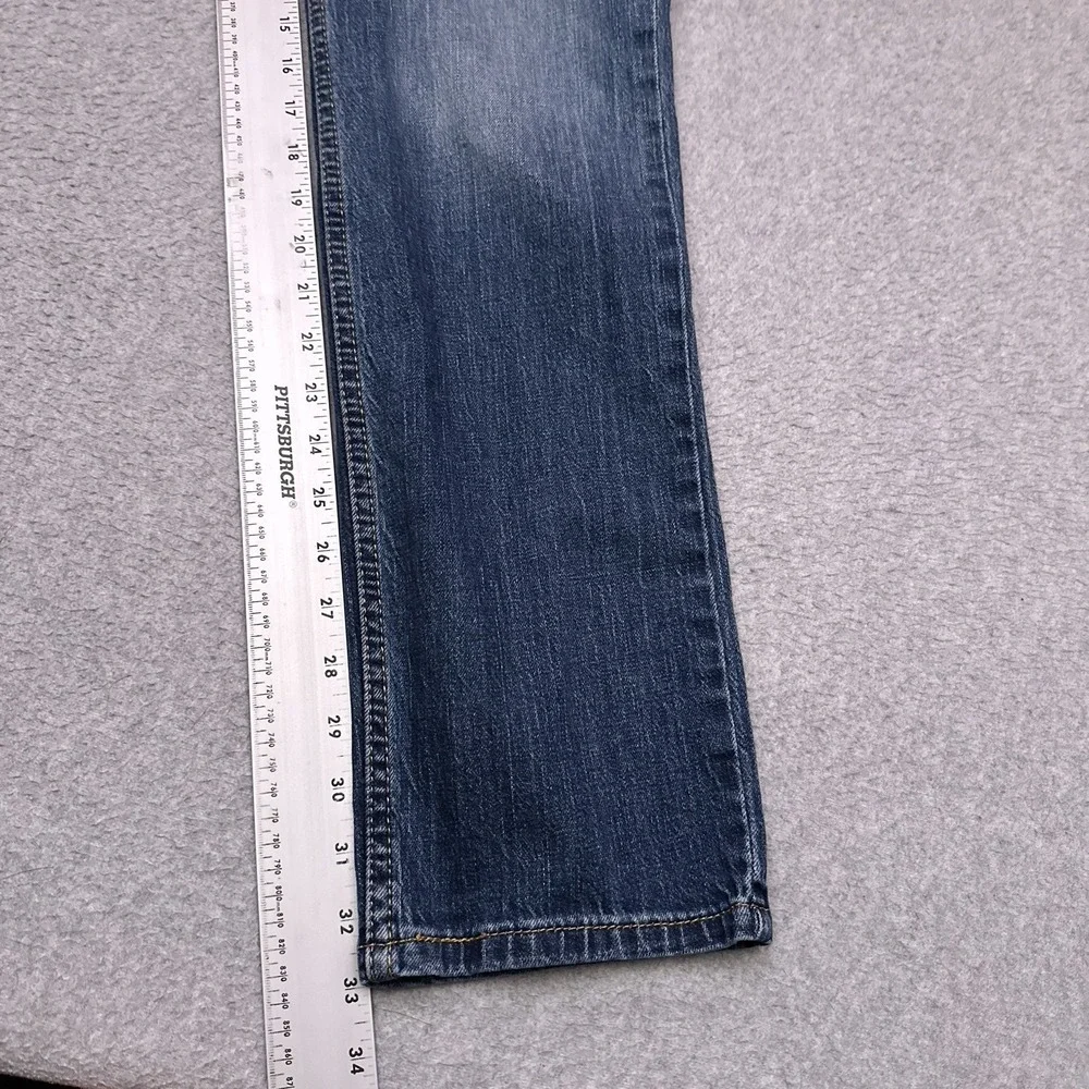 Levi's 511 Jeans Men's 32x33 Slim Straight Medium Wash‎ Denim Stretch Fade EUC
